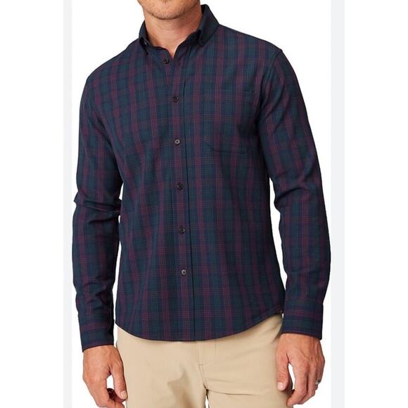 Mizzen+Main Bundle set of 2 Men’s Dress Shirt Plaid Button Down Large L - Picture 8 of 8